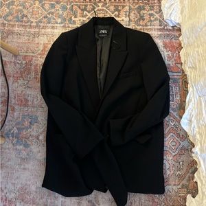 Zara flowy black blazer